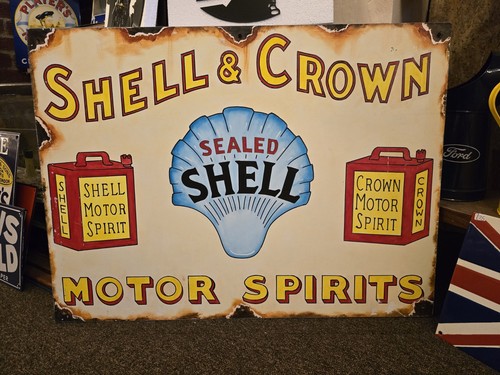 Enamel sign replica - replica,