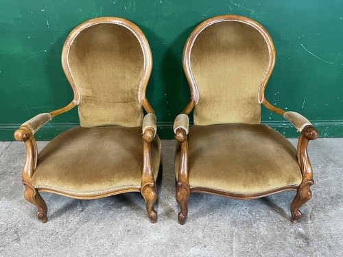Pair vintage ballon back - vintage,