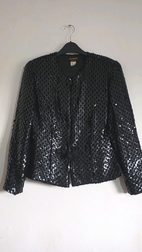 Vintage 1980s black - black, sequinned