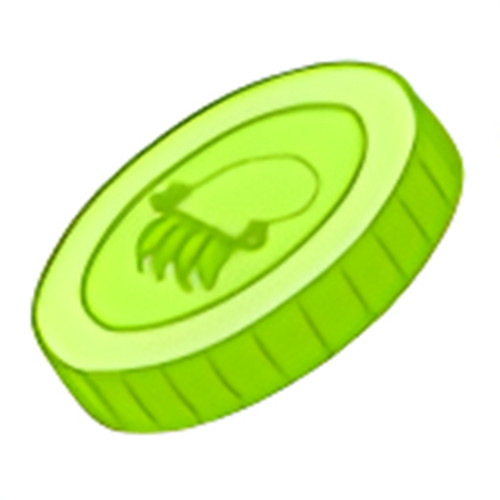 Lime tombola coin - tombola,