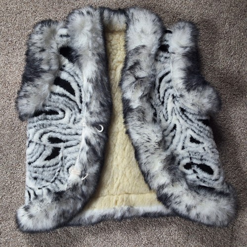 Girls 100 wool faux fur - girls,