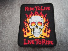 Biker Motorcycle Motorbike Slogan Morale Cloth Patch Badge (L58S)