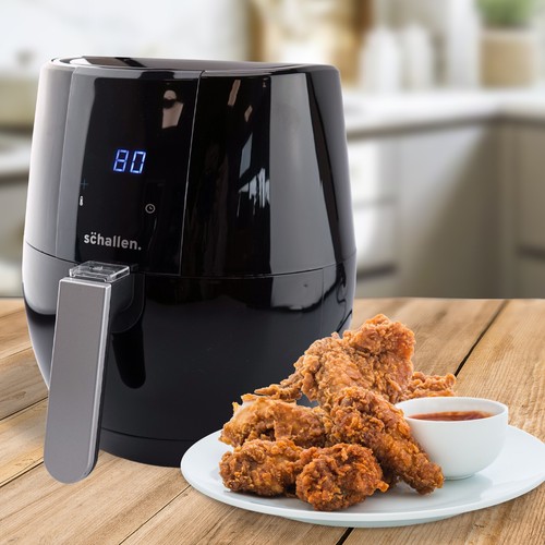 Schallen black air fryer oven - air,