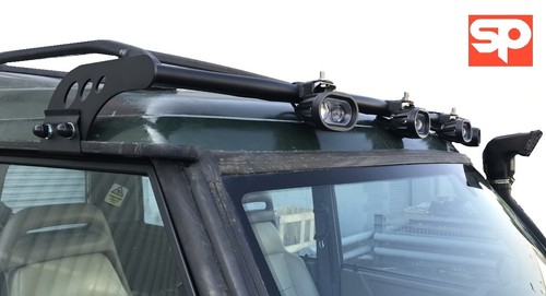Curved roof mounted spot light - mounted,