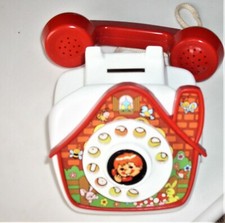 Children's Toys - Fire Engine & Telephone Bank - both have been sanitised.