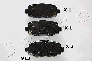 51913 japko brake - 51913, pad