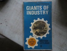 BRITISH LEYLAND CARS GIANTS OF INDUSTRY MAP POSTER
