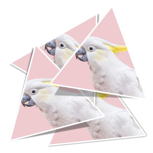 Triangle vinyl stickers - 4x,