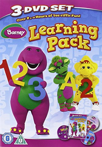 Barney learning pack dvd - learning,