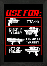 Types Of Water Gun Framed Wall
