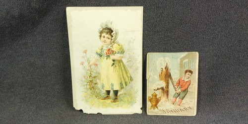 1890s victorian card - 1890s, january