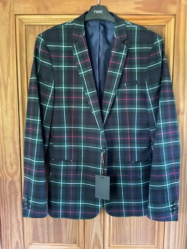 Mens asos tartan - mens, jacket