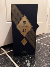 Royal Salute 25 Years Old  Empty Bottle With Box