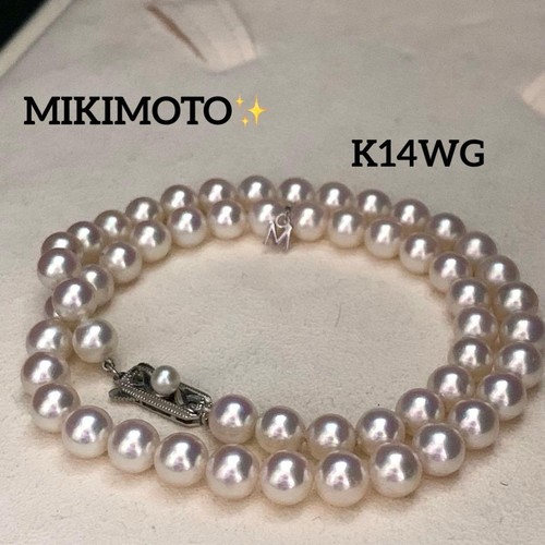 K14wg charm mikimoto akoya - &, m-charm