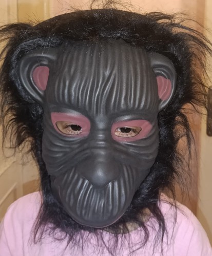 Halloween monkey mask - monkey,