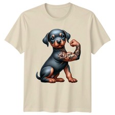 Love Mom Doberman Puppy Dogs