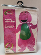 Barney The Dinosaur Inflatable Adult One Size OS Spirit Halloween Costume New