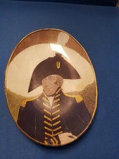 Small Oval Trinket dish with picture Admiral Horatio Nelson 20 x 14 cms