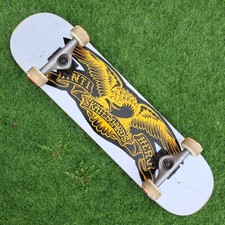 Anti Hero Skateboard Complete Setup Classic Eagle White 31.5 x 7.5" 53mm Wheels