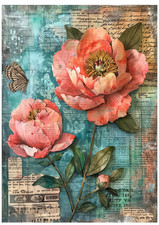 1 x  A4 Rice Paper Decoupage -