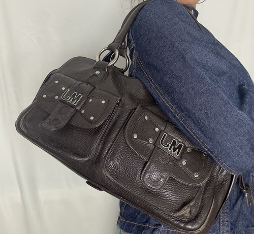 Vintage y2k brown leather - y2k,