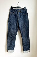 APC  women's standard jeans size 27 in raw denim New with bag but without  tags 
