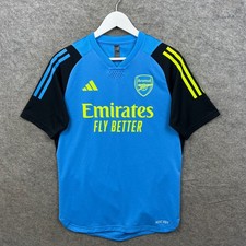 Arsenal Shirt Mens Small Blue