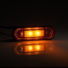 AMBER LED SIDE MARKER LAMP LIGHT TRUCK VAN KELSA BAR
