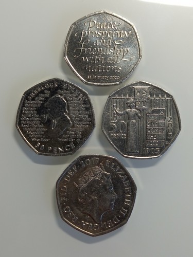 50p coin set 4 - coin,
