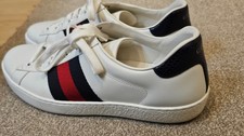 Gucci  White with Black & Red