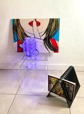 A Pair Of Vintage Clear Perspex Side  Tables