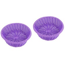 2 pcs  Plastic Basket Imitated