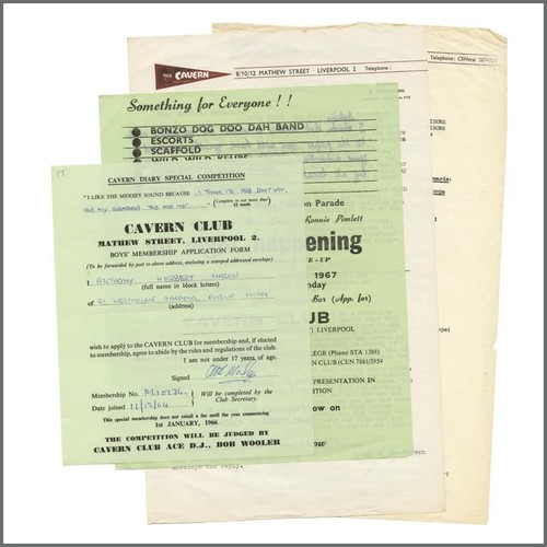 The cavern club 1960s - the, flyers
