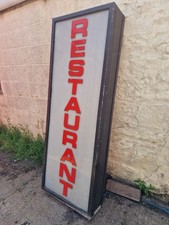 Large Light Up Restaurant Sign