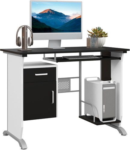 Computer desk with sliding - desk,