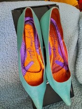 Trouquise Suede Irregular Choice Flat Shoes Size 6 Worn But In Good Condition