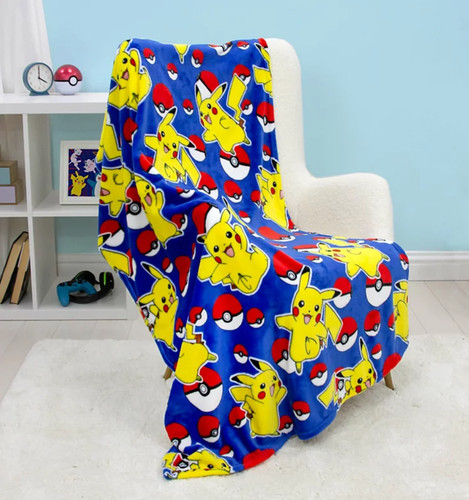 Pokemon fleece blanket 100 - fleece,