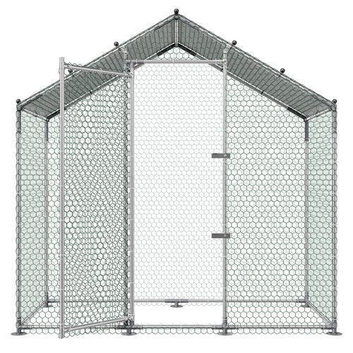 Large metal chicken coop - large,