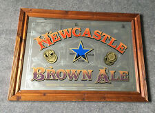 Very Rare Vintage Newcastle Brown Ale Large Pub Mirror 94cm X 68cm Must See!
