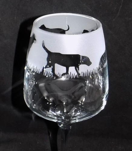 New labrador hand etched - 'labrador',