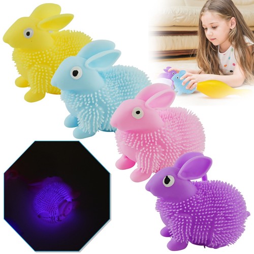 Light squeeze bunny rabbit - light-up,