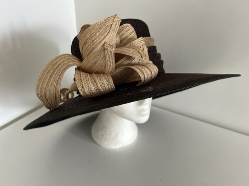 Ladies beige and charcoal
