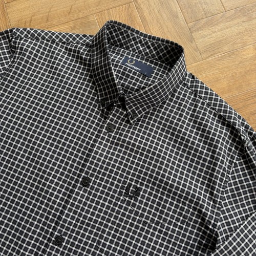 Fred perry long sleeve gingham - long,