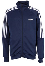 ADIDAS Boys Navy Blue & White Sereno Poly Tracksuit Jacket Top 11-12 Years BNWT
