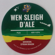 Wensleydale Brewery Pump Clip: Wen Sleigh D'Ale (PC0022)