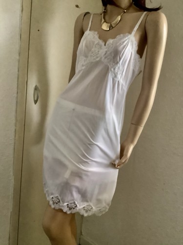 Vtg wolsey white slippery - vtg,