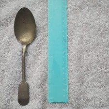 S Lesser and Sons, Pluro silver spoon, antique decorative