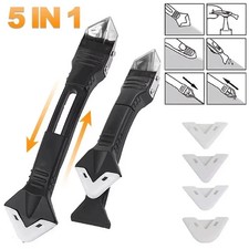 5 in 1 Silicone Sealant Remover Tool Kit Set Scraper Caulking Mould Removal DIY