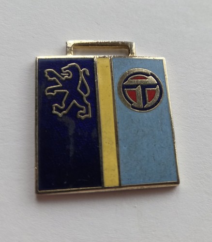 Vintage enamel peugeot - vintage,