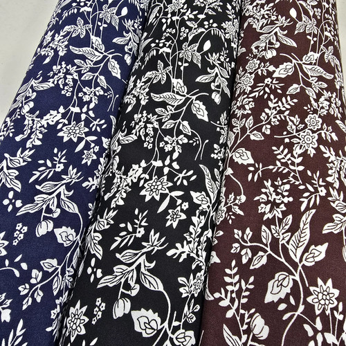 Viscose challis fabric - viscose,